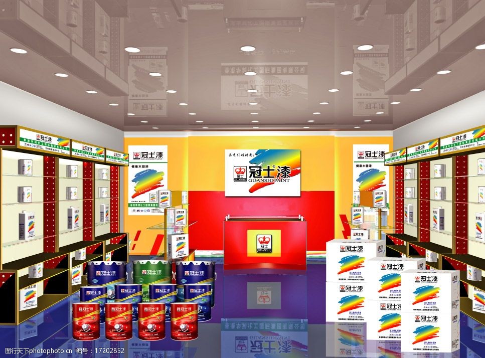 设计图库 广告设计 vi设计  关键词:油漆店面vi设计 广告设计 vi设计