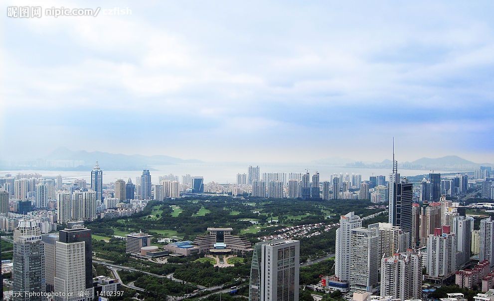 深圳城市远景图片图片-图行天下图库