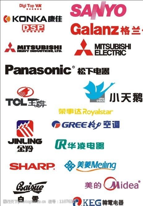 部分电器企业标志logo图片