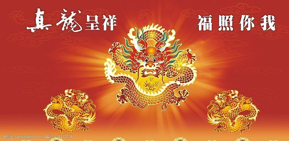 真龙呈祥图片