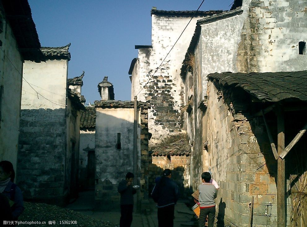 关键词:江西婺源建筑照 房子 街道 旅游摄影 自然风景 摄影图库 72dpi