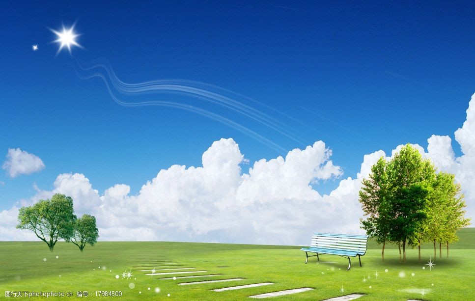 关键词:高清清晰风景 环境 环保 绿色 天空 白云 蓝天 晴空万里 草地