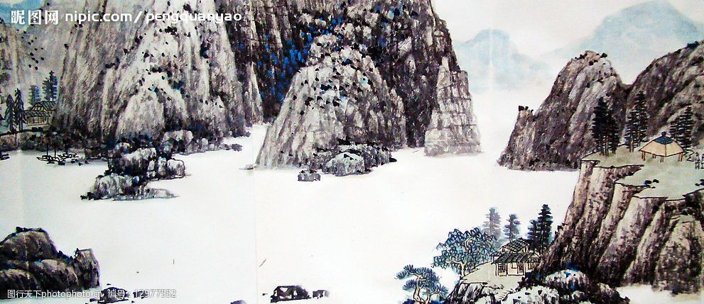 关键词:中国山水画 山 水 中国画 山水画 文化艺术 绘画书法 江西农大