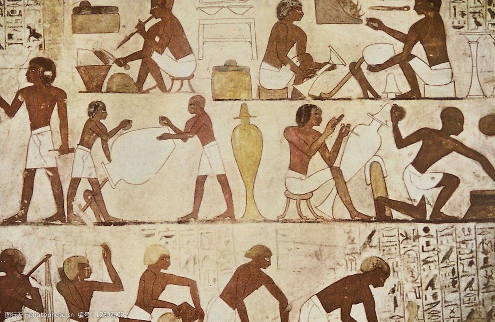 原始酷画古代人古代人劳作图片