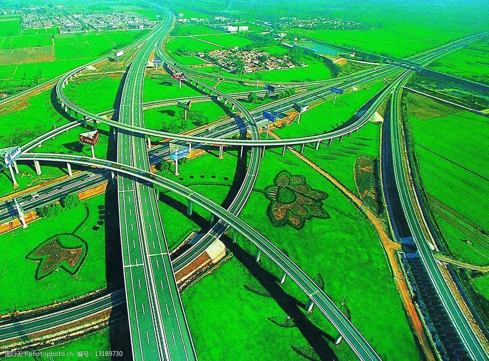 济南绕城高速公路机场立交桥图片