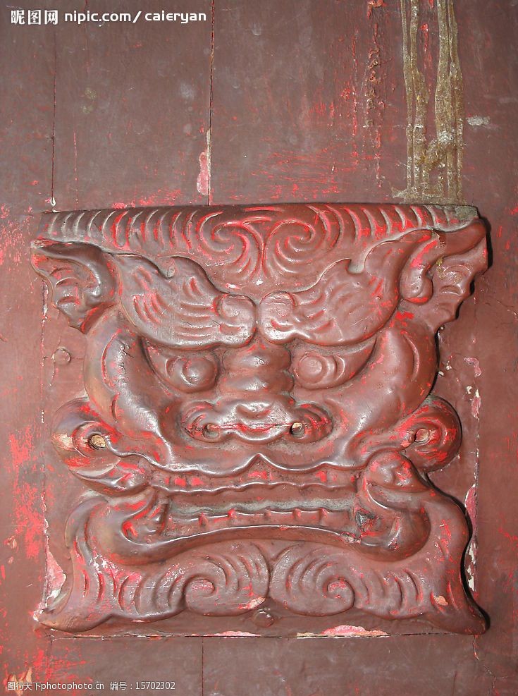 古代大门兽头图片