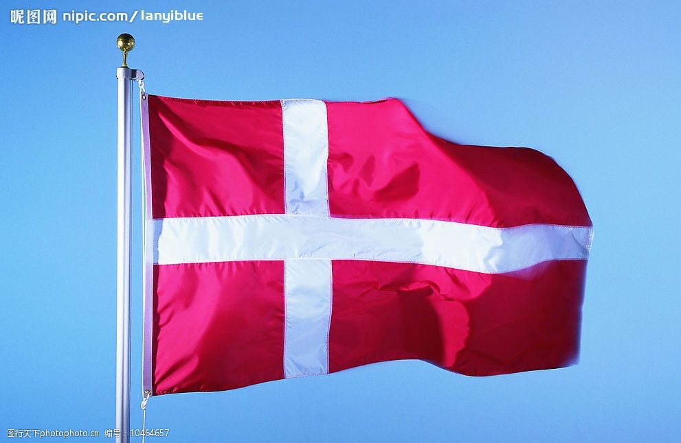 丹麦国旗图片
