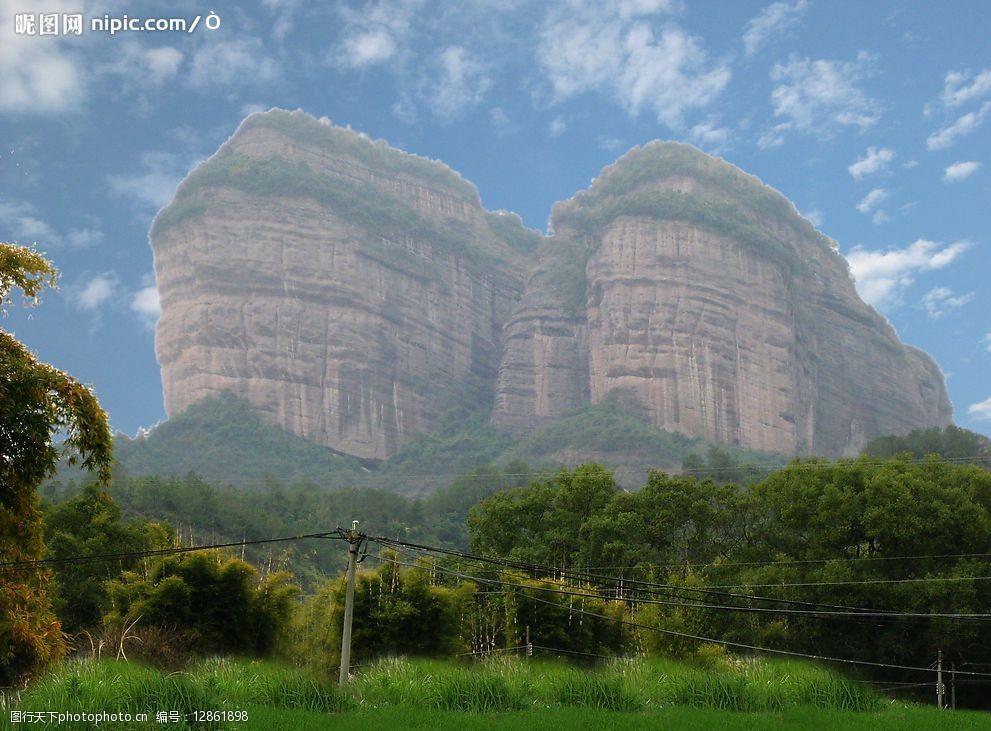 丹霞山风景姐妹峰图片