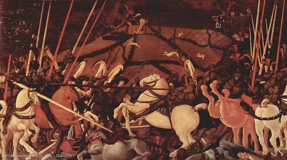 关键词:圣罗马诺之战 乌切罗 世界名画 油画 文化艺术 绘画书法 设计