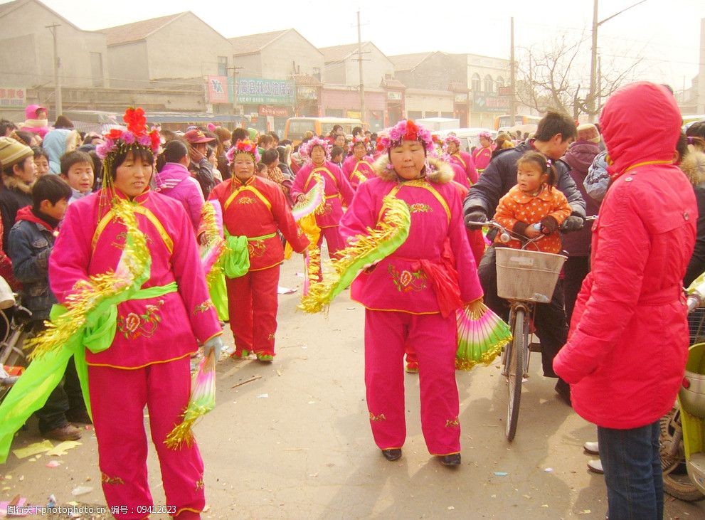 民间传统艺术秧歌图片