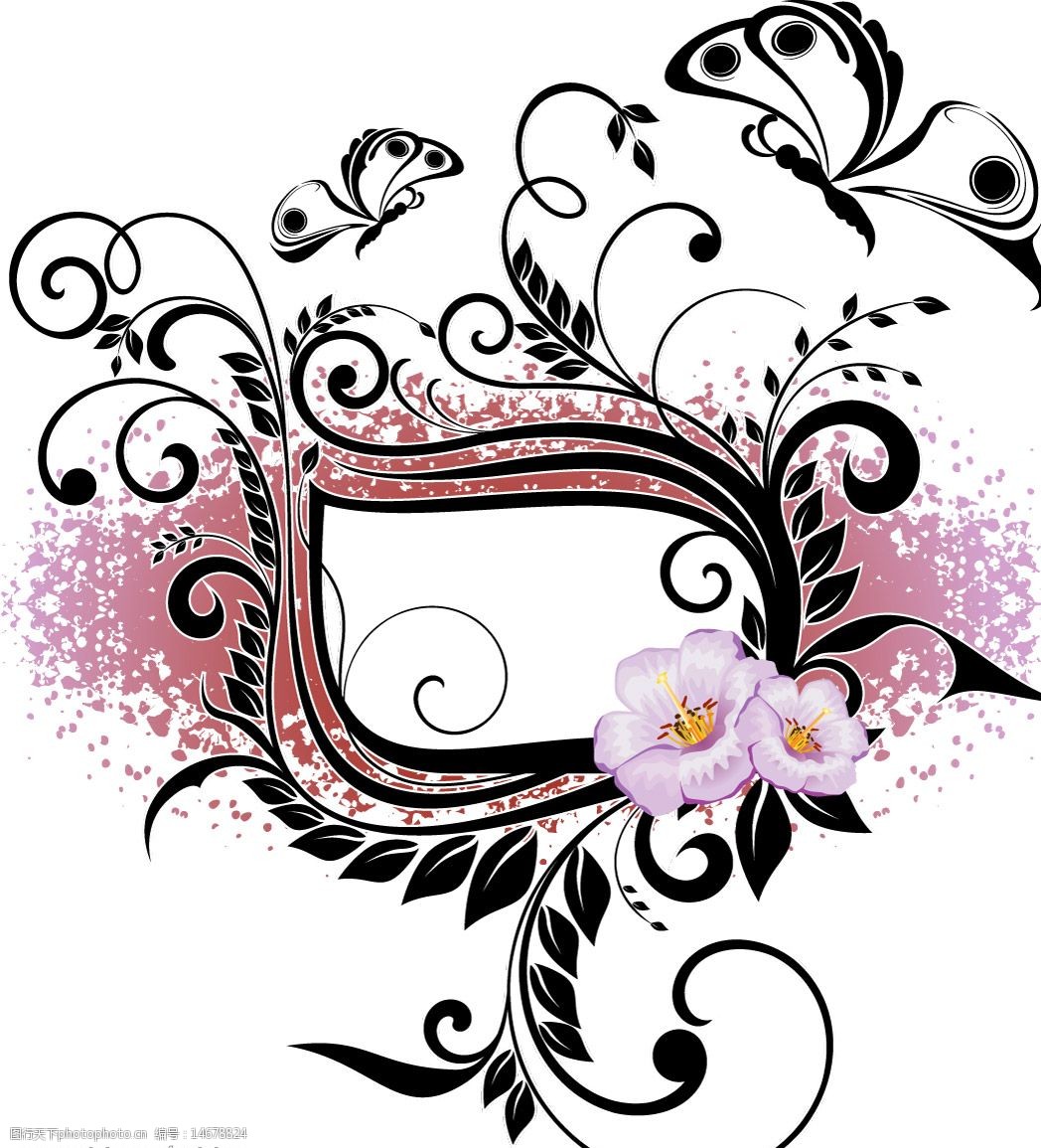 时尚潮流花纹图片