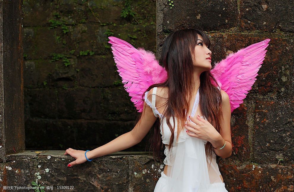 高清美女天使图片