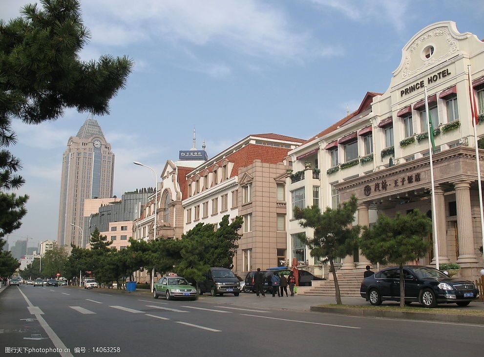 青岛栈桥王子饭店历史图片