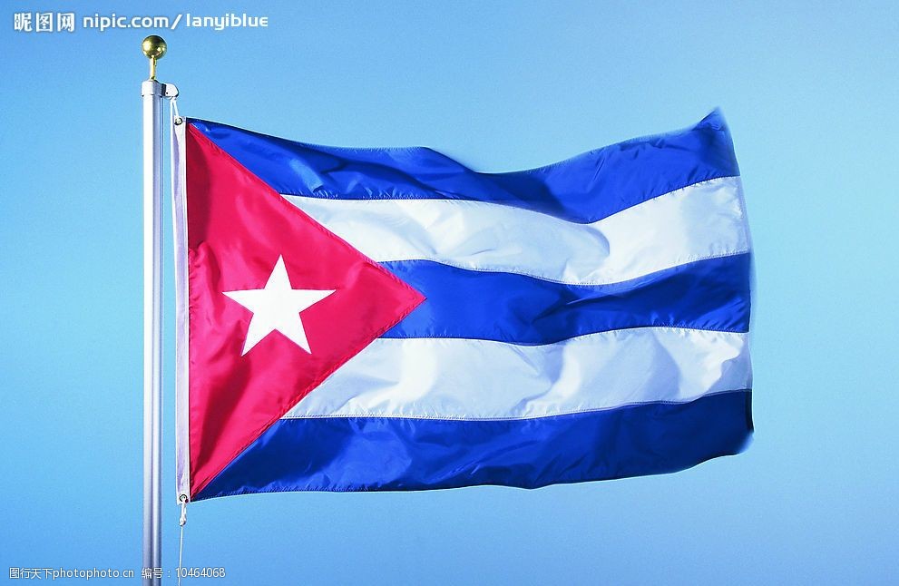 古巴国旗图案图片