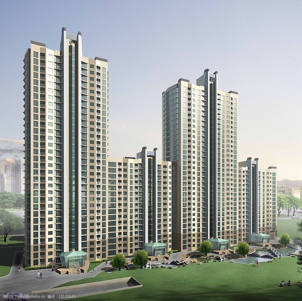 房屋外景效果图图片