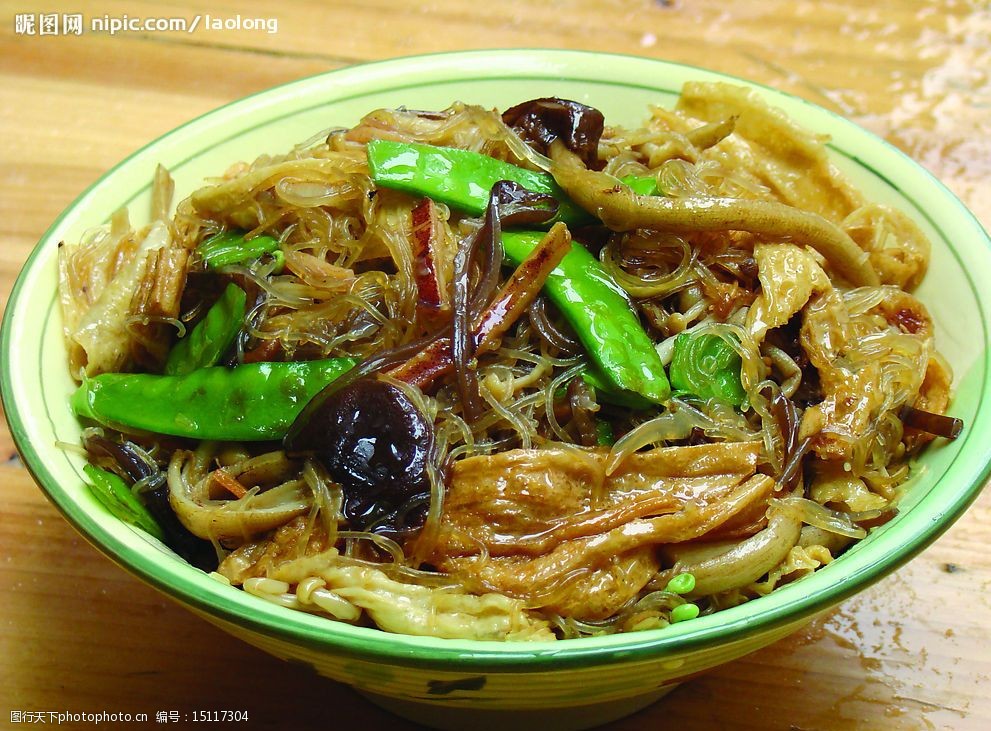 腐竹炒粉丝图片