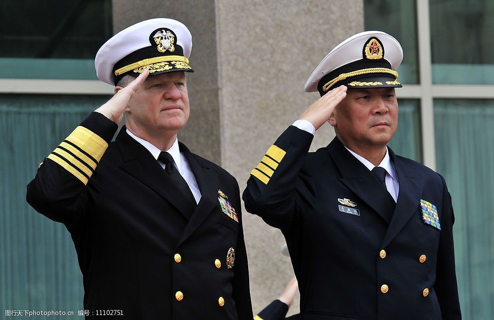 关键词:中美并肩 海军成立60周年 人物图库 职业人物 庆祝海军成立60