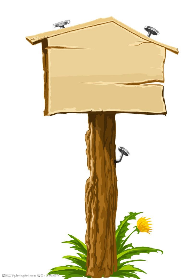 公告板与指示牌矢量素材图片