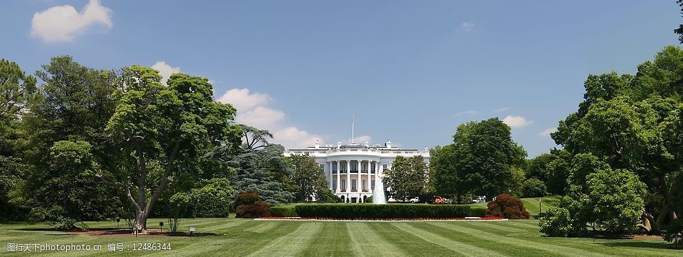 美国总统府白宫图片