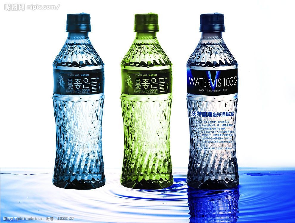 沃特斯海洋深层水瓶子图片