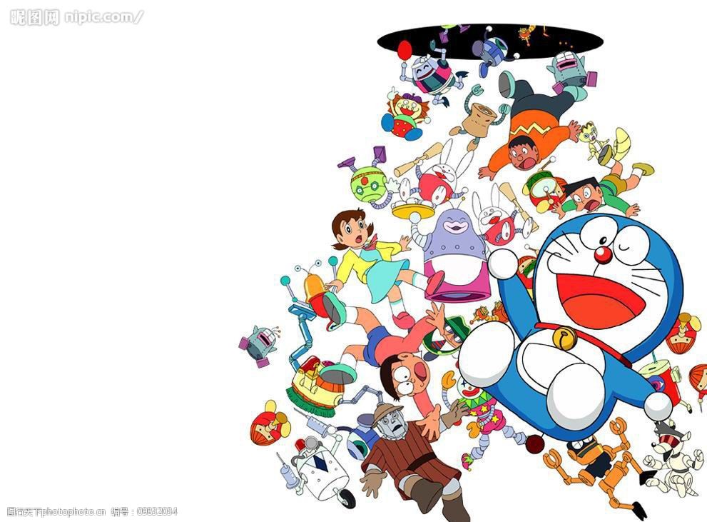 关键词:哆啦a梦 机器猫 卡通动画 动漫动画 风景漫画 设计图库 72dpi