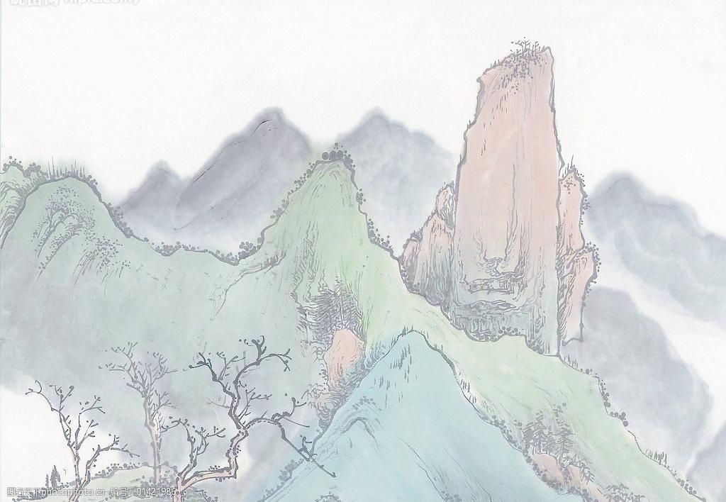 水墨山水画图片