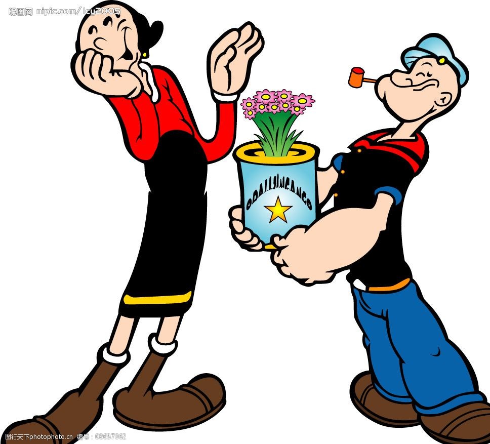 关键词:大力水手 水手 其他矢量 矢量素材 矢量图库 ai 矢量人物 其他