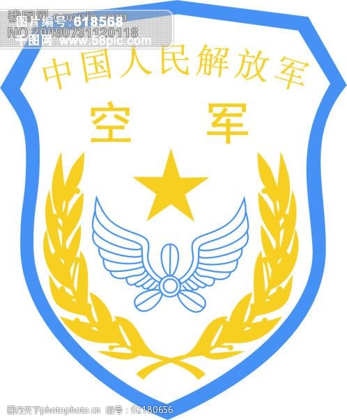 解放军航空兵臂章图片