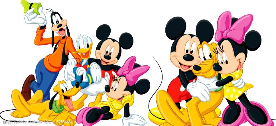 迪士尼米老鼠全家福图片