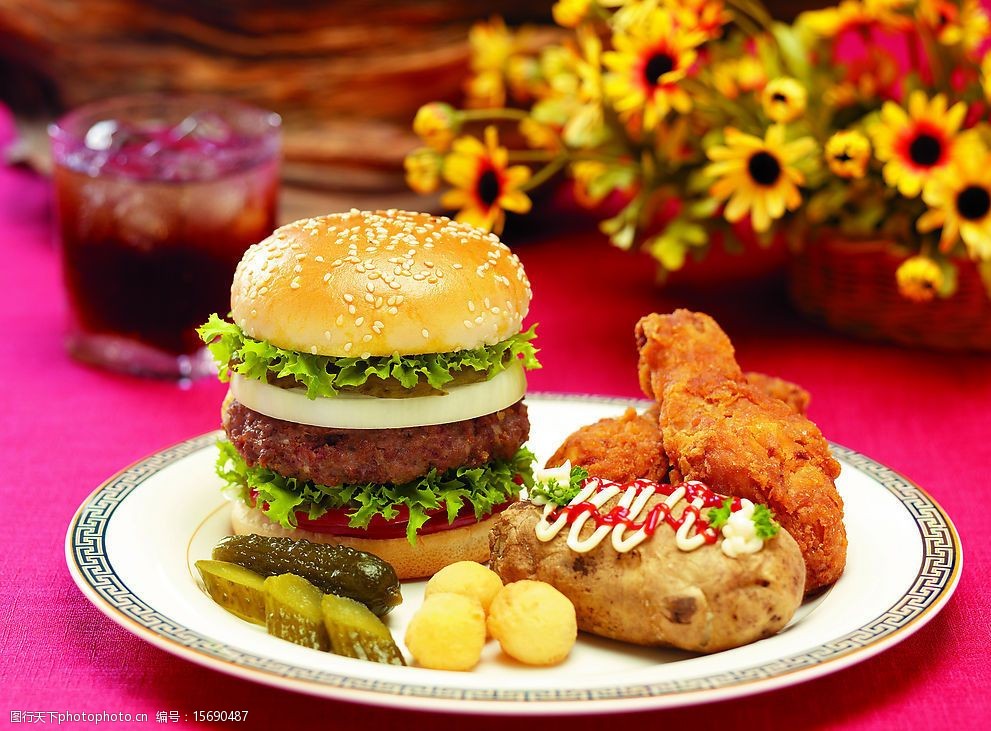 西式餐饮美食素材图片